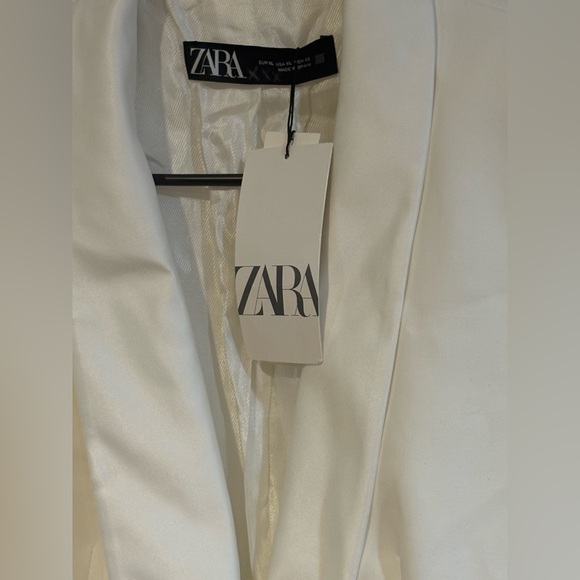 Zara Women's Cream Blazer Jacket - Picture 4 of 6